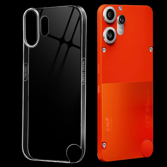 Crystal Shield Hard Case with Anti-Yellowing and Colorful Camera Guard for CMF Nothing Phone 2 Pro