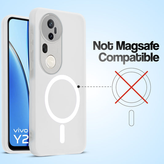 Classic Matte Silicone Back Case for Vivo T4 Ultra 5G