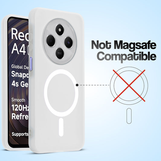 Classic Matte Silicone Back Case for Redmi A4 5G