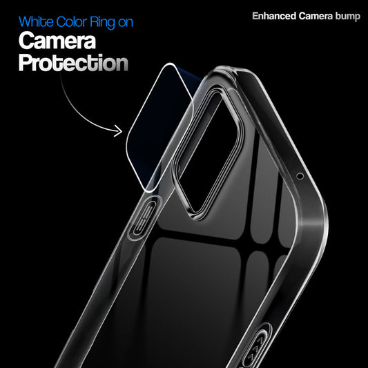 Crystal Clear Anti-Yellow Transparent Back Cover Case With Camera Ring Protection for Nothing Phone 1