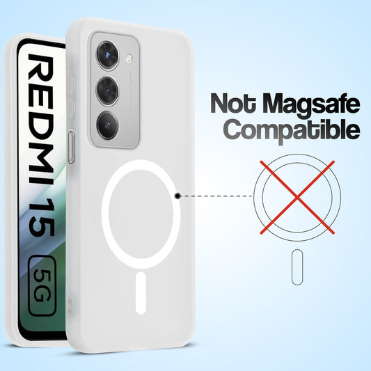 Classic Matte Silicone Back Case for Redmi 15 5G