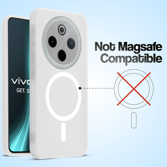 Classic Matte Silicone Back Case for Vivo T4 5G