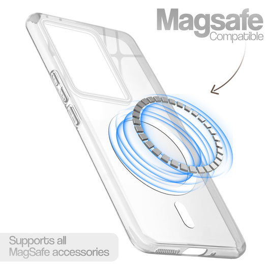 Glossy Hard Magsafe Case Vivo V27 5G