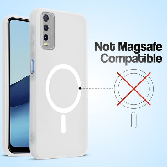 Classic Matte Silicone Back Case for Vivo Y20A