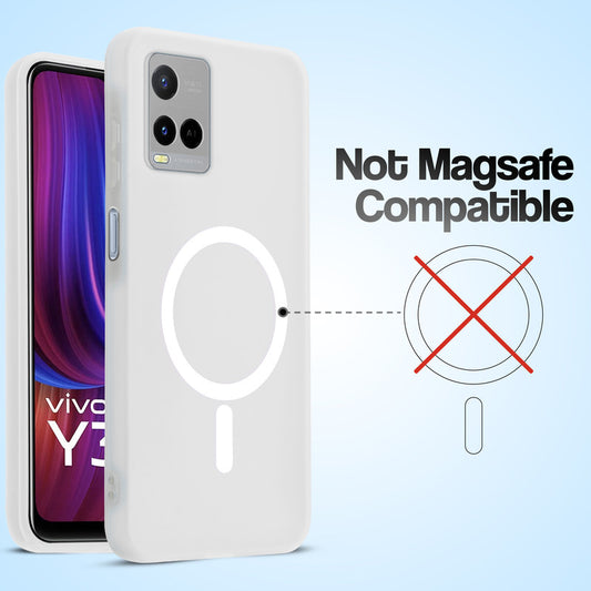 Classic Matte Silicone Back Case for Vivo Y33S