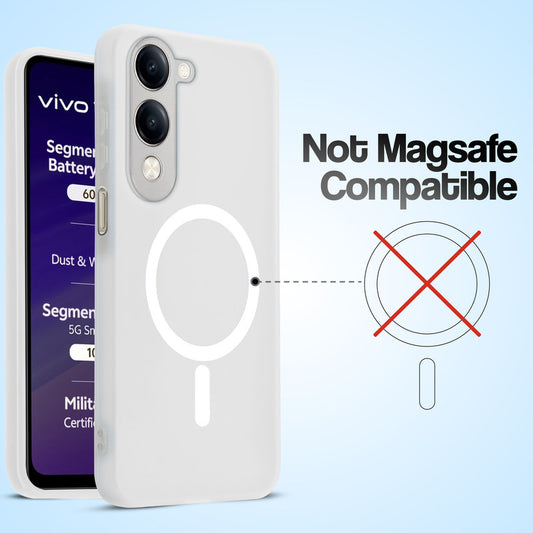 Classic Matte Silicone Back Case for Vivo T4 Lite 5G