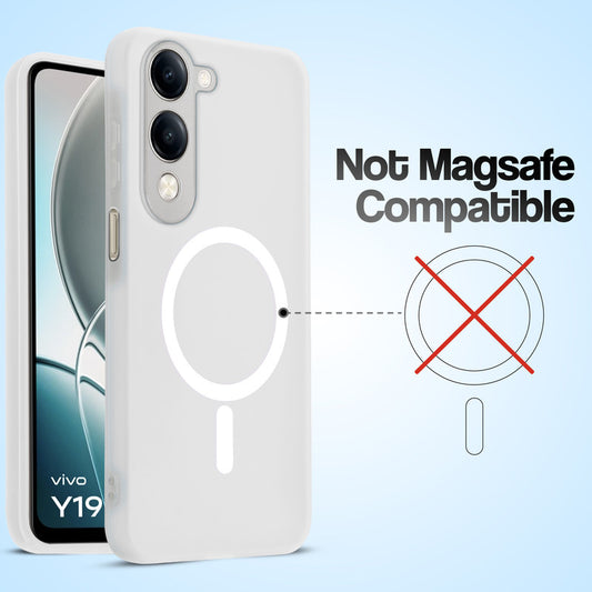 Classic Matte Silicone Back Case for Vivo Y19 5G