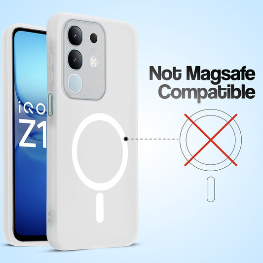 Classic Matte Silicone Back Case for iQOO Z10x 5G