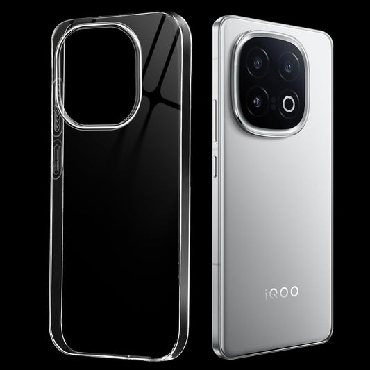 Crystal Shield Hard Case with Anti-Yellowing and Colorful Camera Guard for iQOO 13 5G