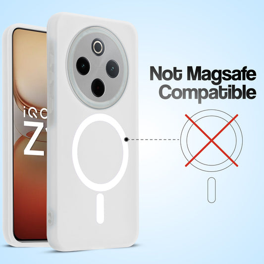 Classic Matte Silicone Back Case for iQOO Z10 5G