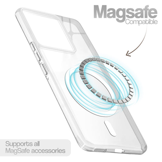 Anti-Yellow Scratch Resistant Case Support Magnetic Accessories Back Cover For Motorola Moto Edge 60 5G
