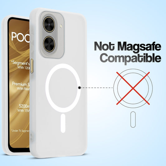 Classic Matte Silicone Back Case for Poco C71