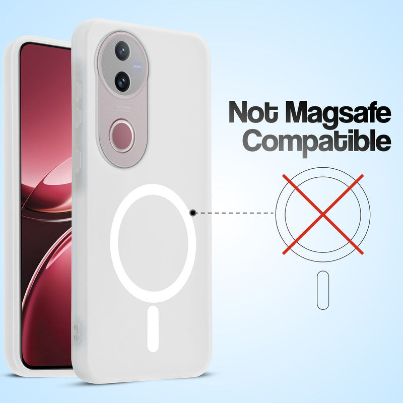 Classic Matte Silicone Back Case for Vivo T4R 5G