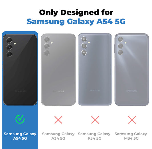 Crystal Clear Hard Back Anti-Yellowing with MagSafe Compatibility Phone Case For Samsung A54 5G