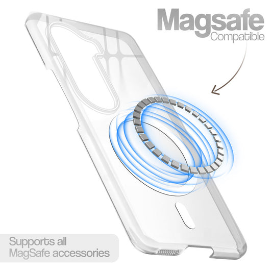 Anti-Yellow Scratch Resistant Case Support Magnetic Accessories Back Cover For Vivo V40e 5G
