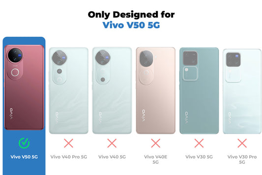 Crystal Clear Hard Back Anti-Yellowing with MagSafe Compatibility Phone Case For Vivo V50 5G