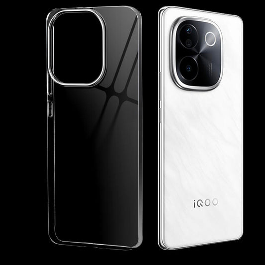 Crystal Shield Hard Case with Anti-Yellowing and Colorful Camera Guard for iQOO Z9s Pro 5G