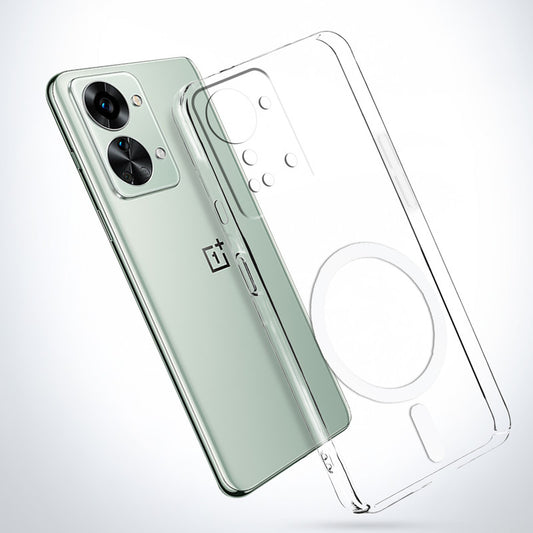 Colored Transparent Anti-Yellowing Magsafe Case For OnePlus Nord 2T 5G