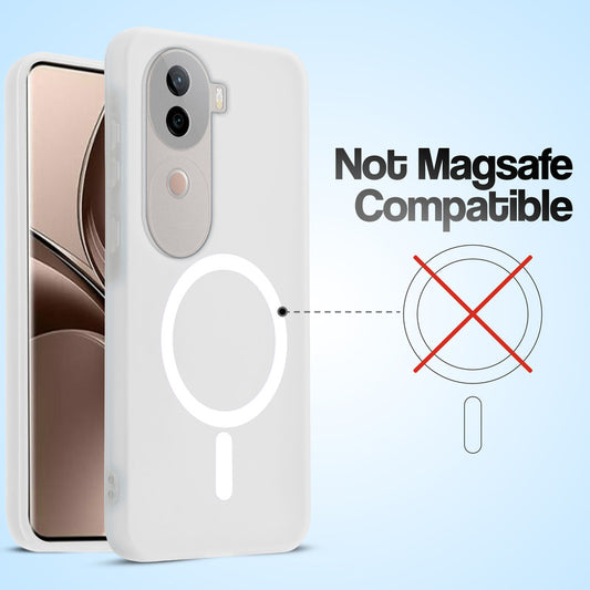 Classic Matte Silicone Back Case for iQOO Z9s 5G