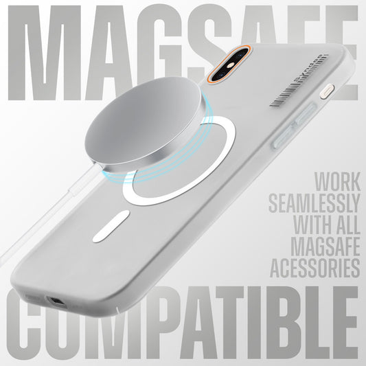 Colorful Frosted Matte MagSafe For Apple iPhone XS Max