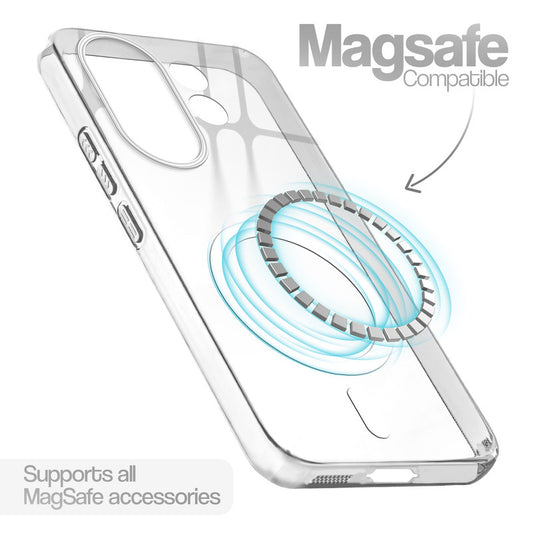 Glossy Hard Wireless Charging Support Case Vivo X200 FE 5G