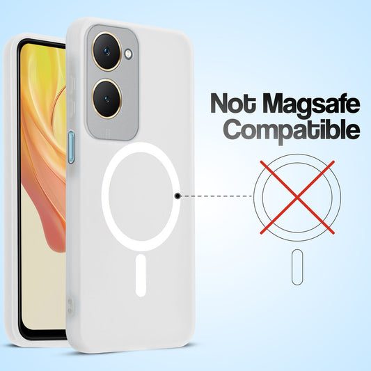 Classic Matte Silicone Back Case for Vivo Y28e 5G