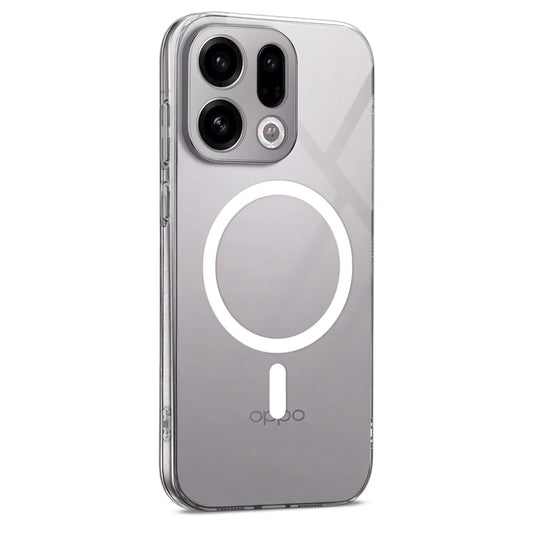 Colored Transparent Anti-Yellowing Wireless Charging Support Case For Oppo Find X9 5G