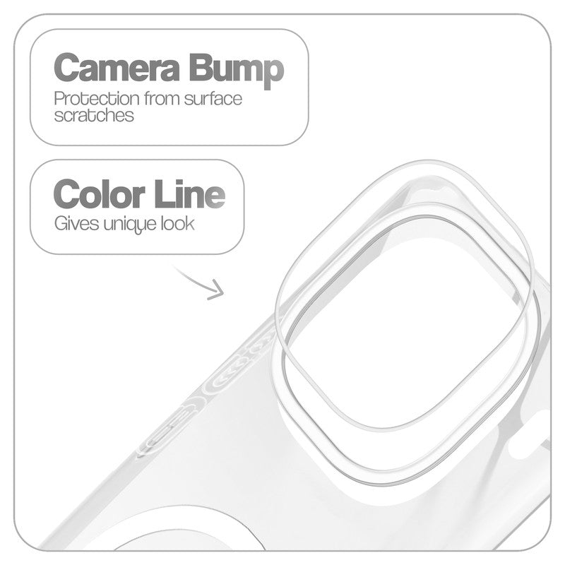 Anti-Yellow Colored Camera Line Case Support Magnetic Accessories Back Cover For iQOO 12 5G