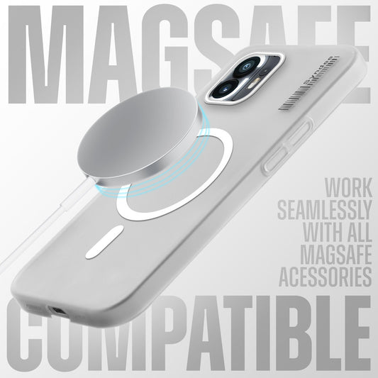 New Elegant Frosted Matte Slim Back With MagSafe Support Back Case For Nothing Phone 2