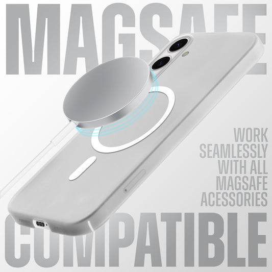Sleek Frosted Matte Hard Case with MagSafe Support For Samsung S23 FE 5G