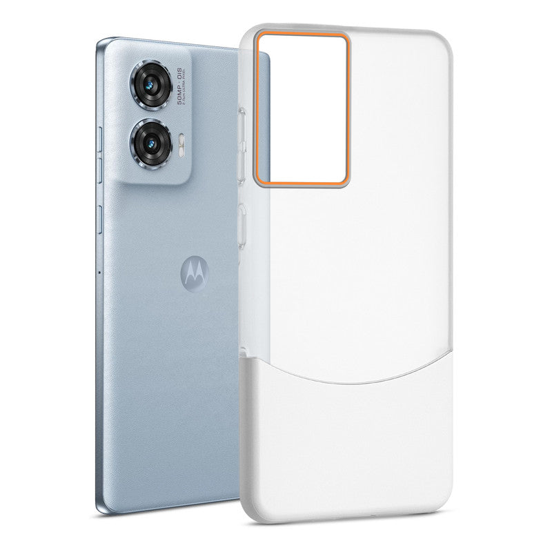 Frosted Case With 2-Cut Interlock For Motorola Moto Edge 50 Fusion 5G