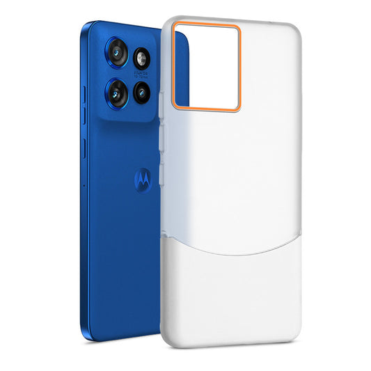 Frosted Hard Back Case For Motorola Moto Edge 50 Neo 5G with 2-Cut Interlocking System