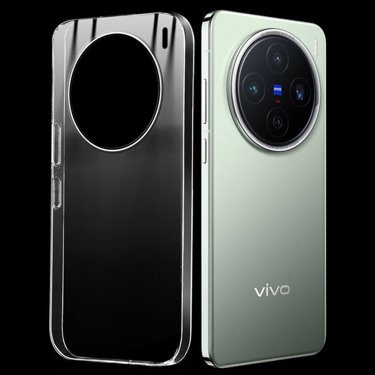 Crystal Shield Hard Case with Anti-Yellowing and Colorful Camera Guard for Vivo X200 5G