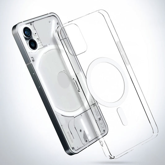 Crystal Clear Hard Back Anti-Yellowing with MagSafe Compatibility Phone Case For Nothing Phone 1