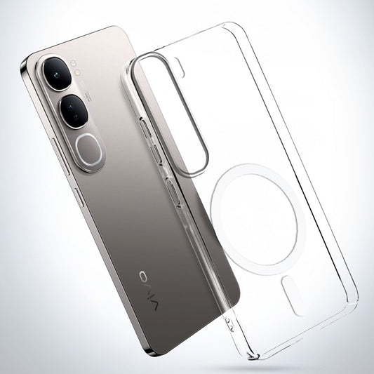 Colored Transparent Anti-Yellowing Magsafe Case For Vivo Y300 5G