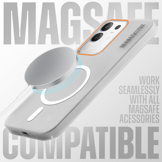 Colorful Frosted Matte MagSafe For Vivo T4X 5G