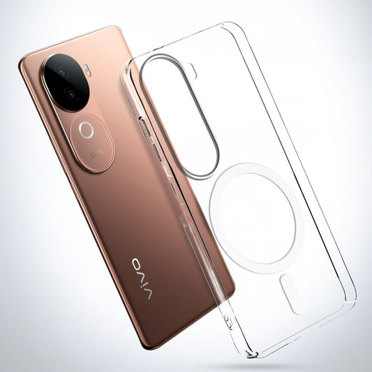Crystal Clear Hard Back Anti-Yellowing with MagSafe Compatibility Phone Case For Vivo V40e 5G