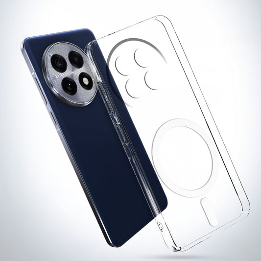 Crystal Clear Hard Back Anti-Yellowing with MagSafe Compatibility Phone Case For OnePlus 13R 5G