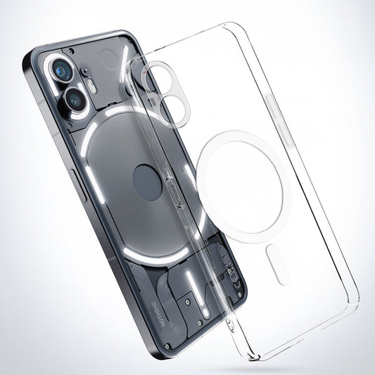 Crystal Clear Hard Back Anti-Yellowing with MagSafe Compatibility Phone Case For Nothing Phone 2
