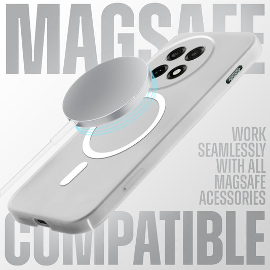 Sleek Frosted Matte Hard Case with MagSafe Support For OnePlus 13R 5G