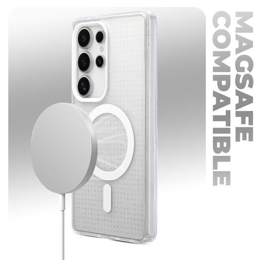 Stunning Dual Shade Starry MagSafe Hard Back Case for Samsung S24 Ultra 5G with Colourful Raised Camera Edges