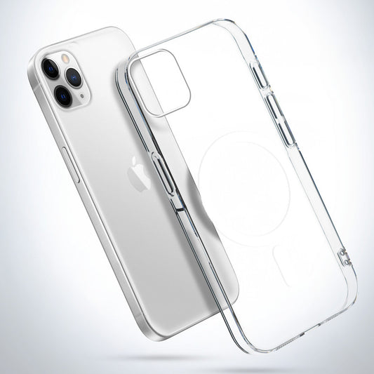 Colored Transparent Anti-Yellowing Magsafe Case For Apple iPhone 11 Pro
