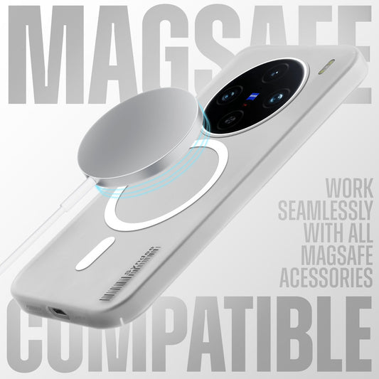 New Sleek Matte MagSafe Case For Vivo X100 Pro 5G