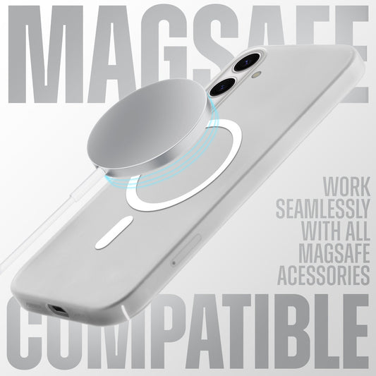 Sleek Frosted Matte Hard Cover with MagSafe Support For Samsung A16 5G