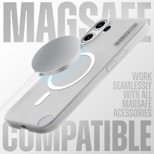 New Elegant Frosted Matte Slim Back With MagSafe Support Back Case For CMF Nothing Phone 2 Pro