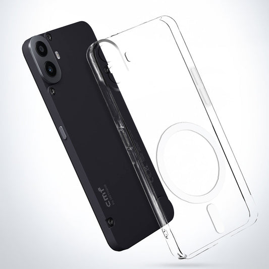 Crystal Clear Hard Back Anti-Yellowing with MagSafe Compatibility Phone Case For CMF by Nothing Phone 1