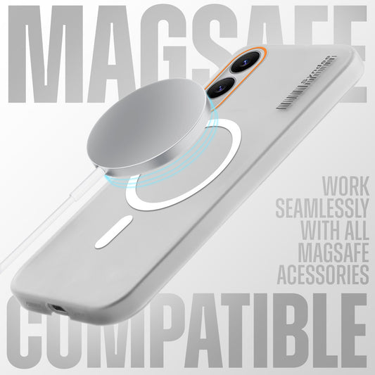 Colorful Frosted Matte MagSafe For Samsung S25 Edge