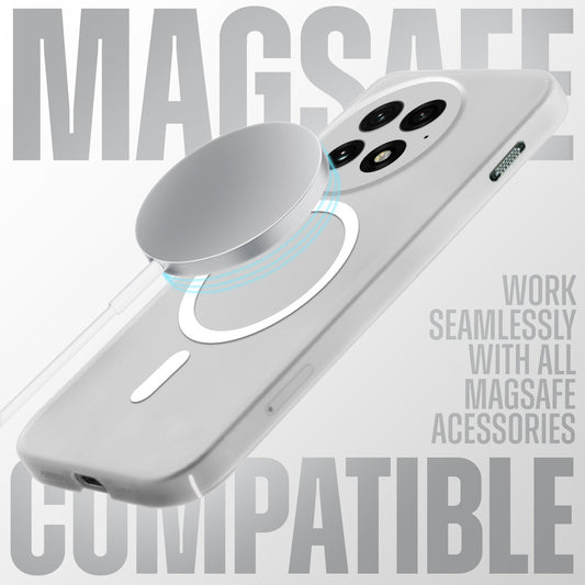 Sleek Frosted Matte Hard Case with MagSafe Support For OnePlus 13 5G