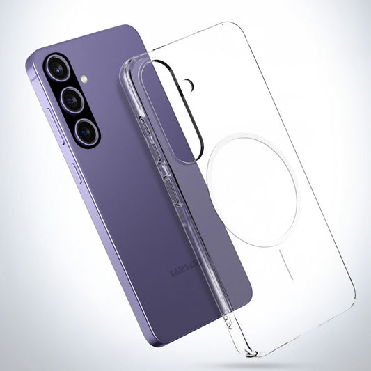 Crystal Clear Transparent Hard Back Anti-Yellowing with MagSafe Compatibility Phone Case For Samsung A56 5G