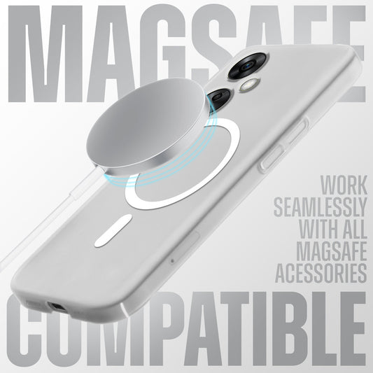 Sleek Frosted Matte Hard Case with MagSafe Support For OnePlus Nord CE 3 Lite 5G